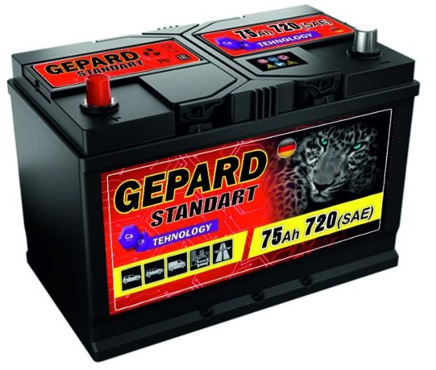 Аккумулятор GEPARD 75Ah 720A