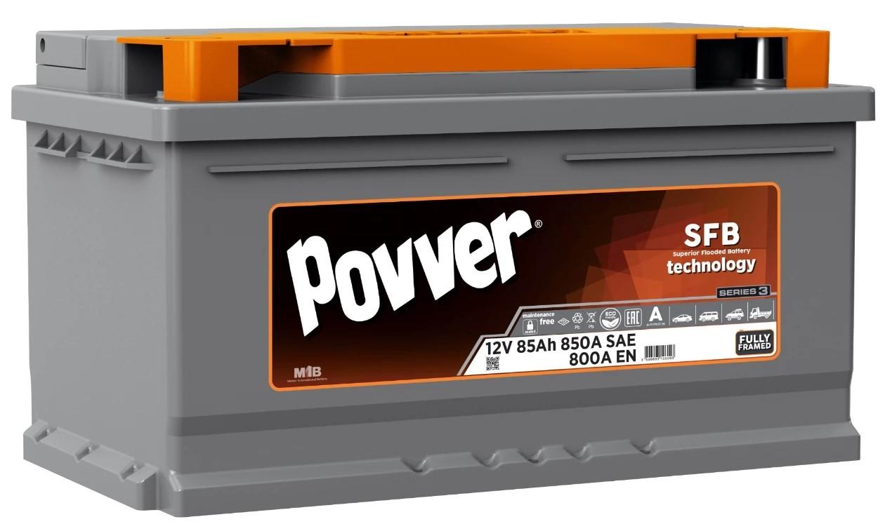 Аккумулятор POVVER 85Ah (Mutlu) S3
