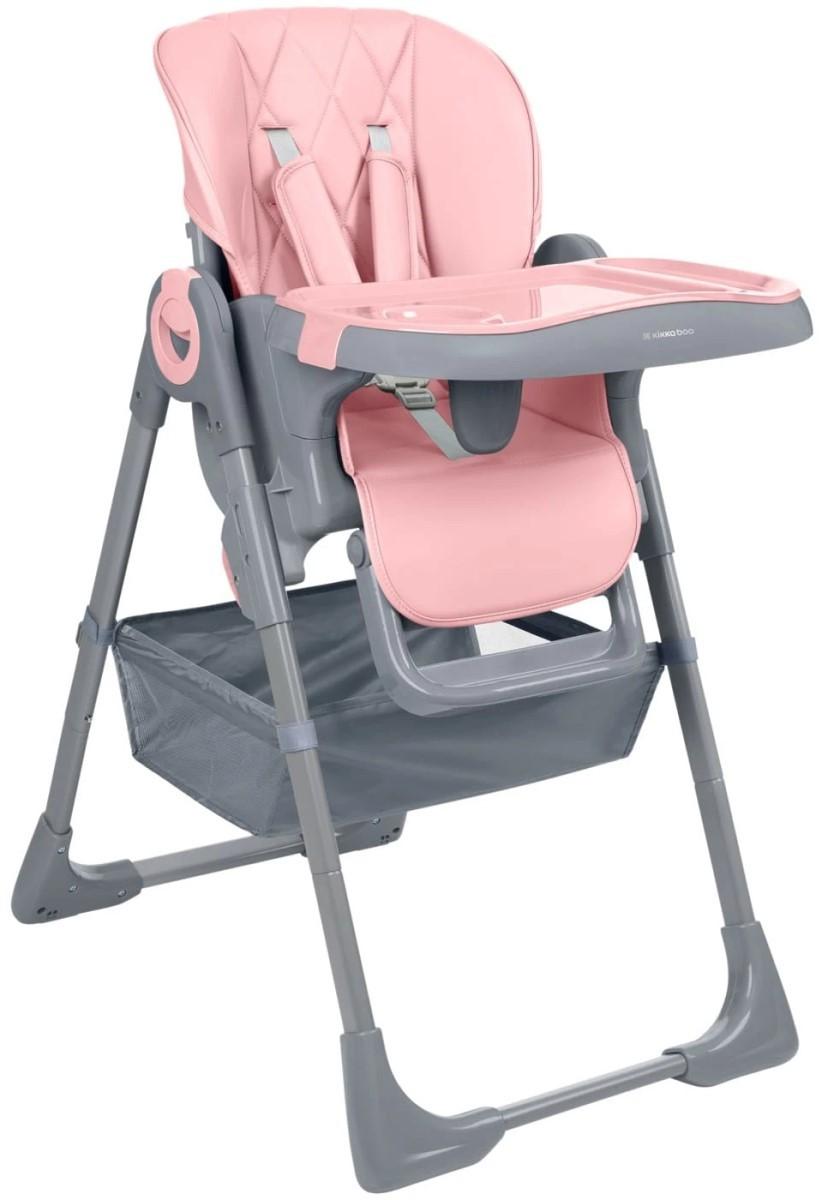 Стул для кормления с регулировкой по высоте Kikka Boo Comfy+ Pink