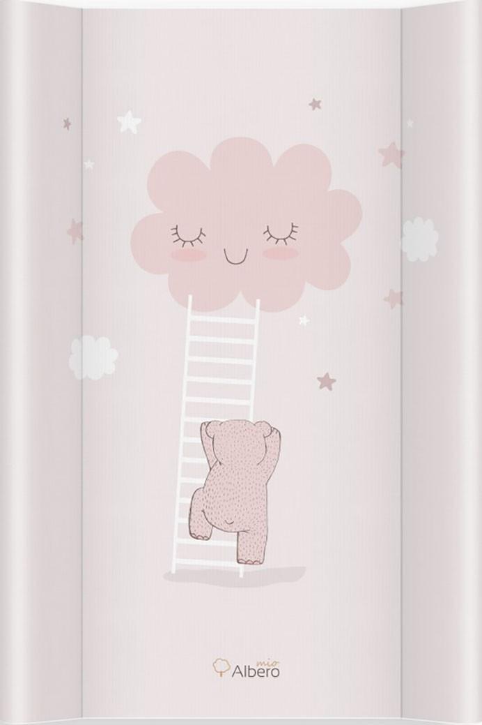 Пеленальный матрасик Albero Mio Clouds Pink 435 70x47 см