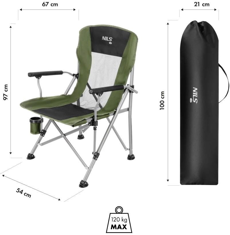 Scaun pliabil Nils Camp NC3701