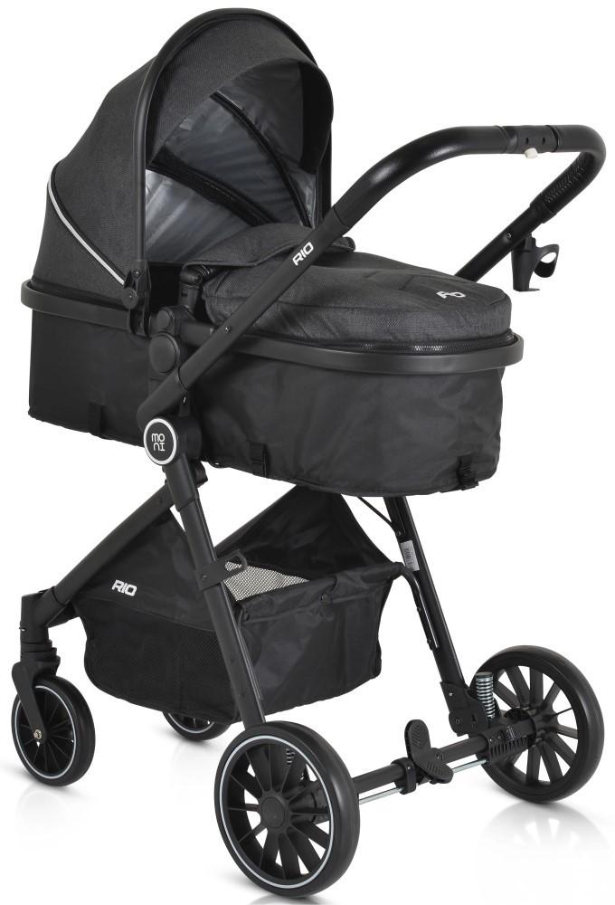 Коляска 2 в 1 Moni Rio Black
