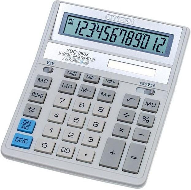 Калькулятор Citizen SDC-888 XWH