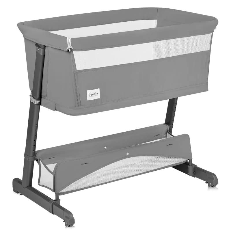 Детская кроватка Lionelo Thomi Plus Grey Concrete