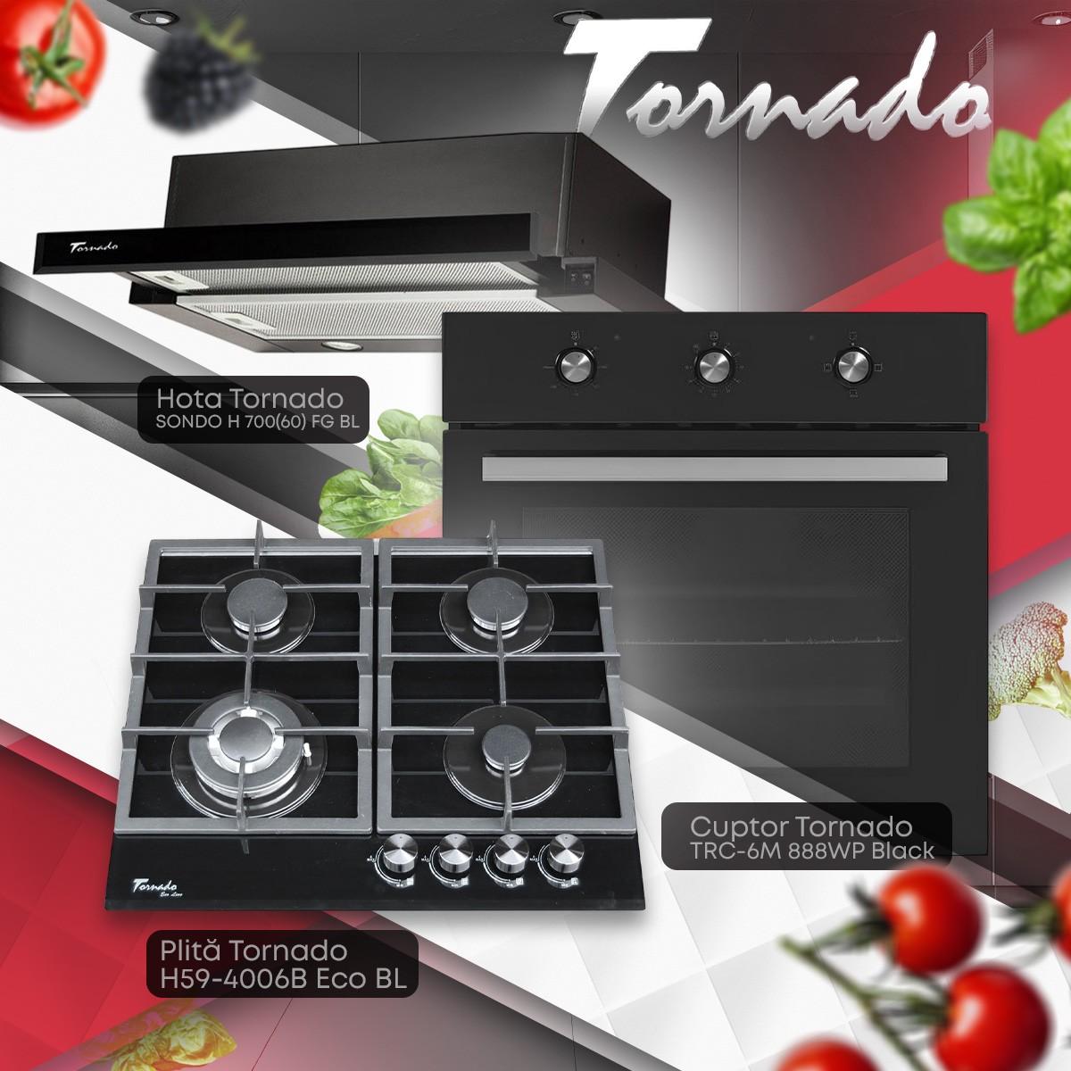 Set Tornado H59-4006B Eco BL + TRC-6M 888WP Black + SONDO H 700(60) FG BL