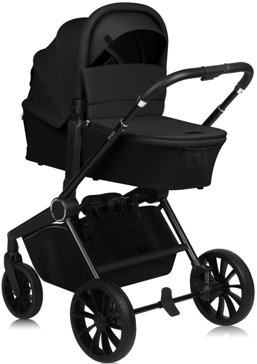 Коляска 2 в 1 Lionelo Mika Plus Black Onyx
