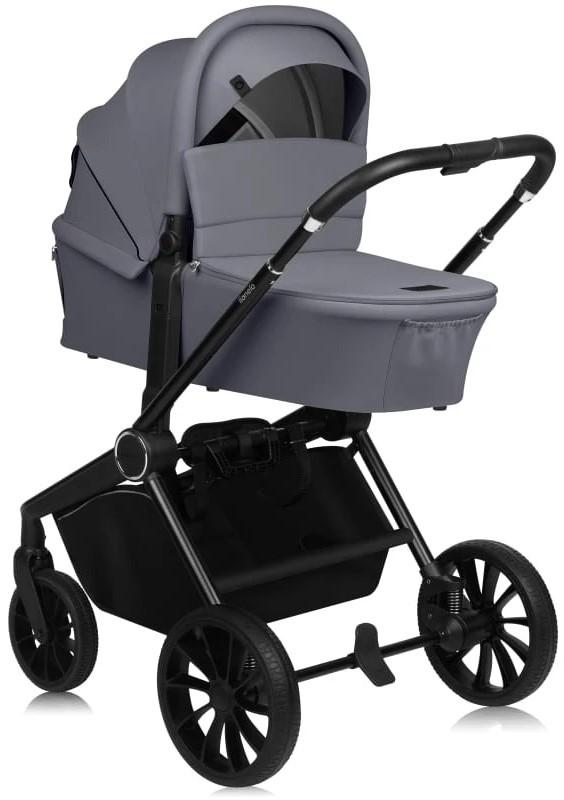 Коляска 2 в 1 Lionelo Mika Plus Grey Stone