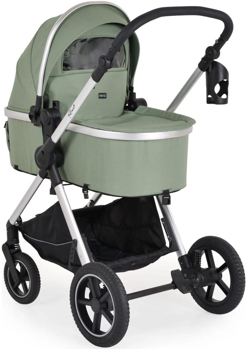 Коляска 3 в 1 Moni Alina Dark Green
