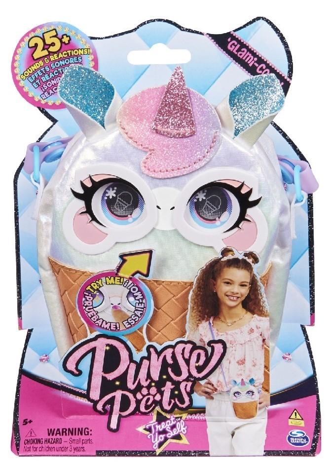 Jucarie interactiva Spin Master Purse Pets Treat Yo Self Unicorn