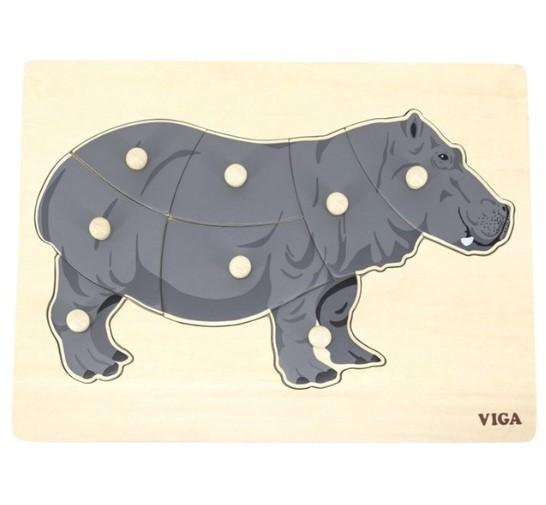 Пазлы VIGA Бегемот 44604