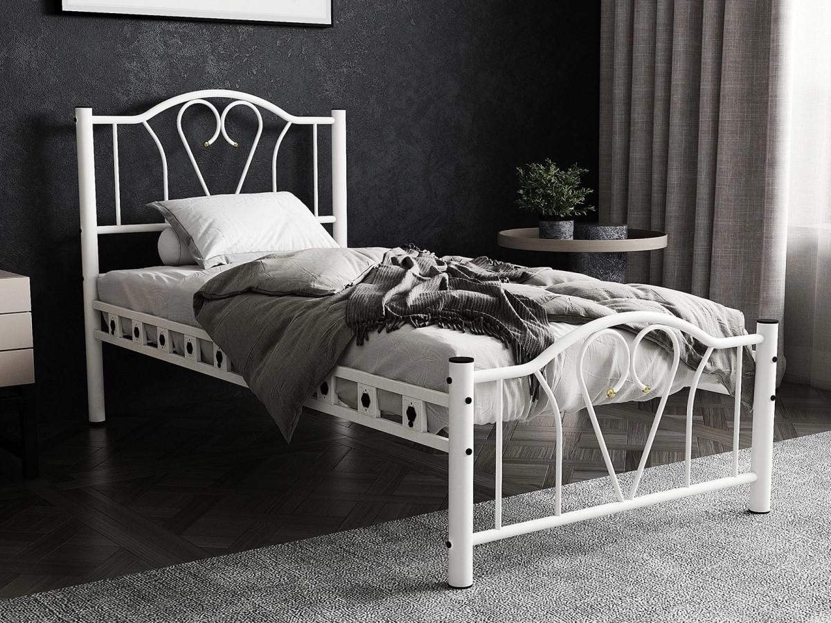 Pat copii MG-Plus Orkide 90x200 Alb