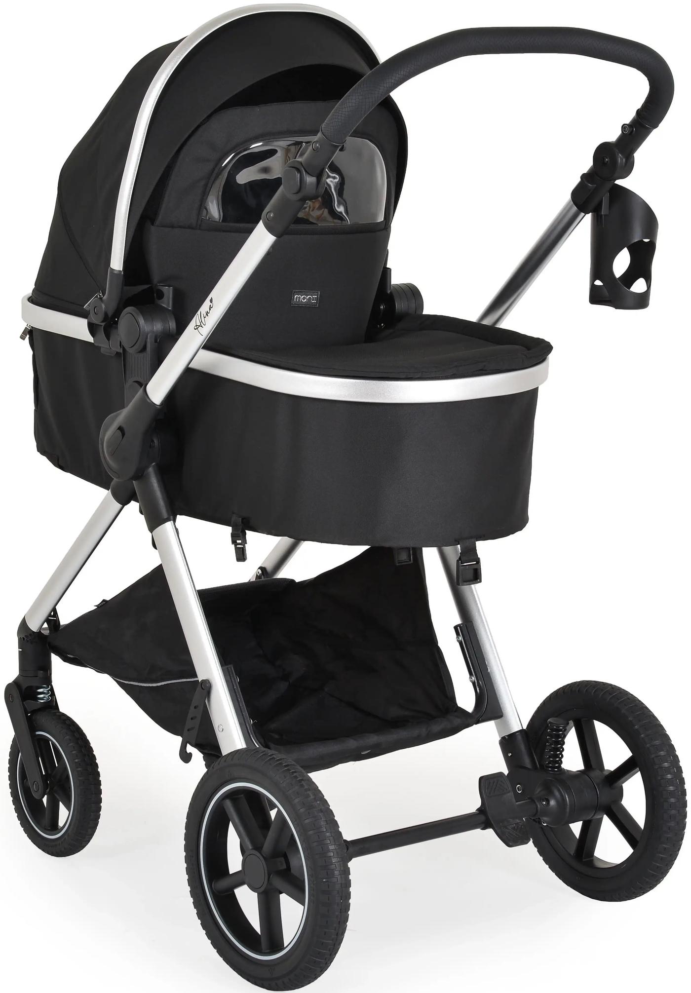 Коляска 3 в 1 Moni Alina Black-Onyx