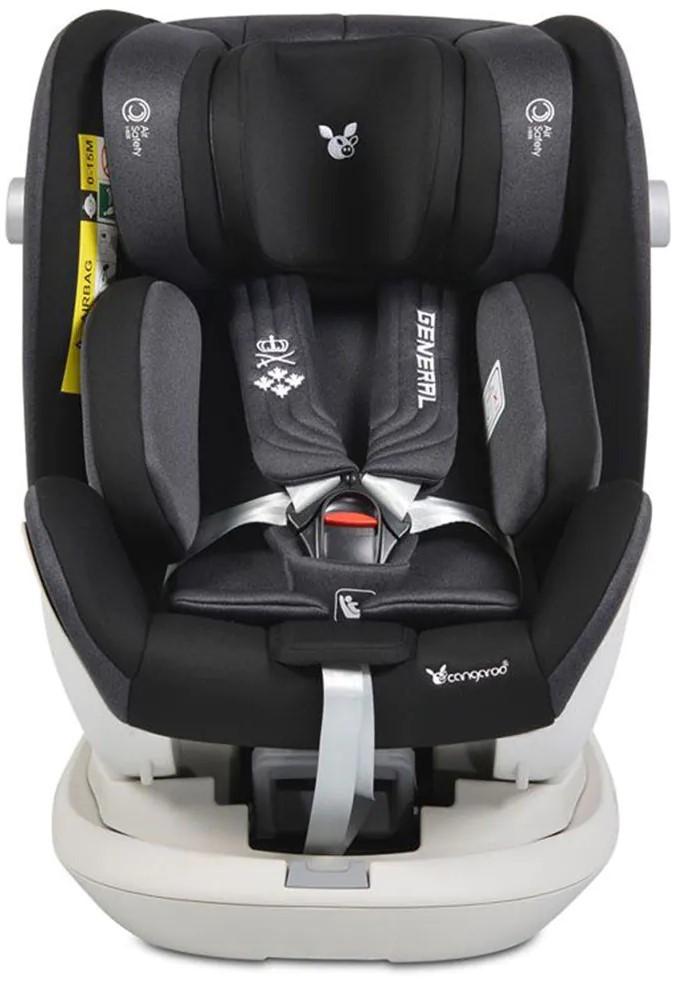 Детское автокресло Cangaroo General Black Isofix