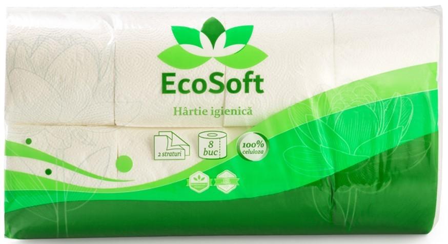 Туалетная бумага Ecosoft 2 plies 18m 8 rolls