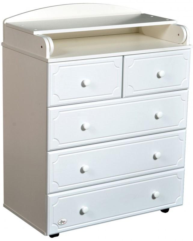 Comoda copii Eucalyptus Fabio Plus (DSK-FP101) White
