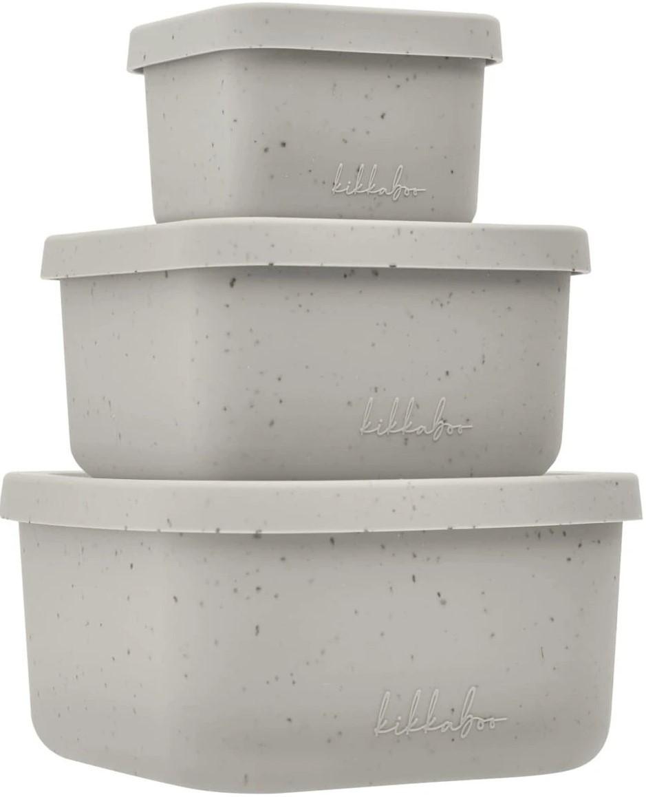 Набор пищевых контейнеров Kikka Boo Platinum Silicone Sand Beige