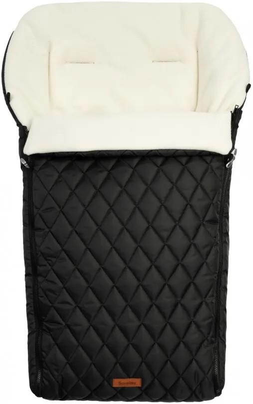 Зимний чехол для колясок Sensillo Quilted Polar Romper Black