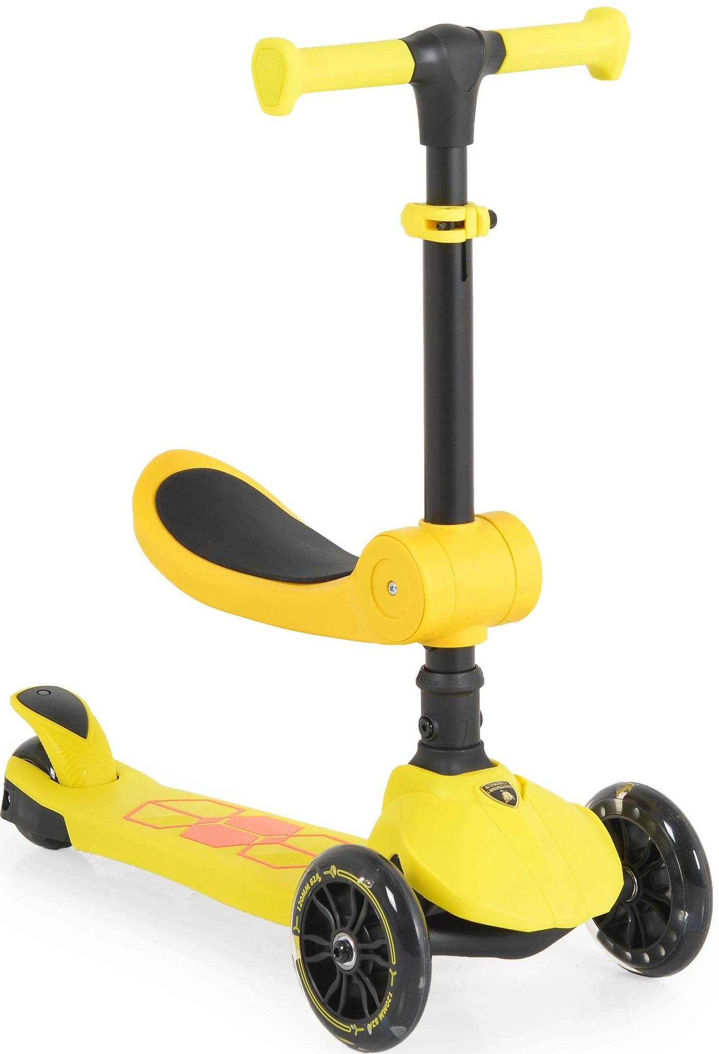 Самокат Moni Lamborghini 2in1 Yellow