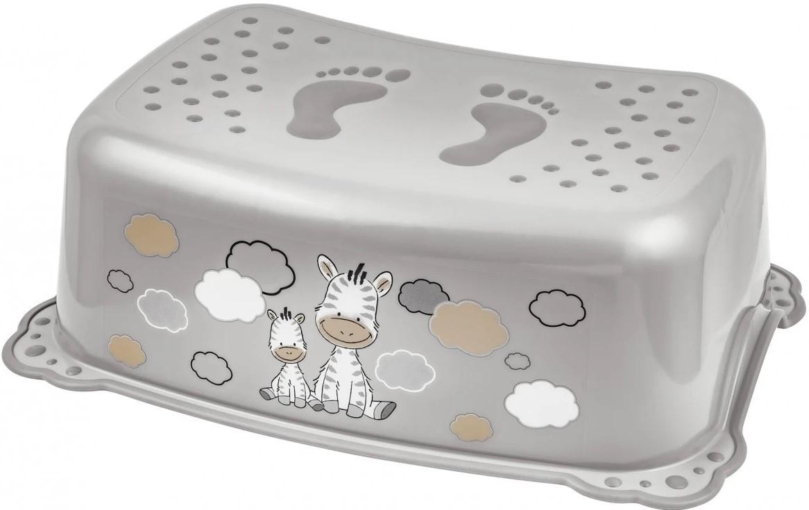 Подставка-ступенька для ванной Maltex Zebra Grey