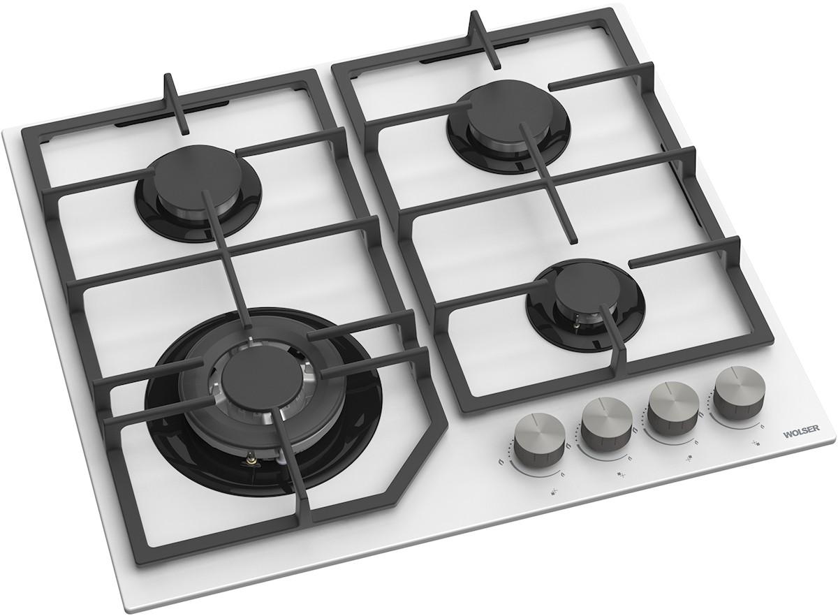 Plita pe gaz incorporabila Wolser WL-F 6406 TURBO WHITE GL FFD
