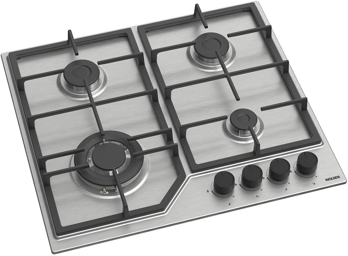 Plita pe gaz incorporabila Wolser WL-F 6406 TURBO INOX FFD