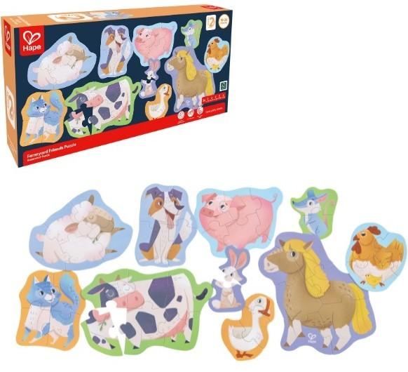 Пазлы Hape Друзья с фермы E1648