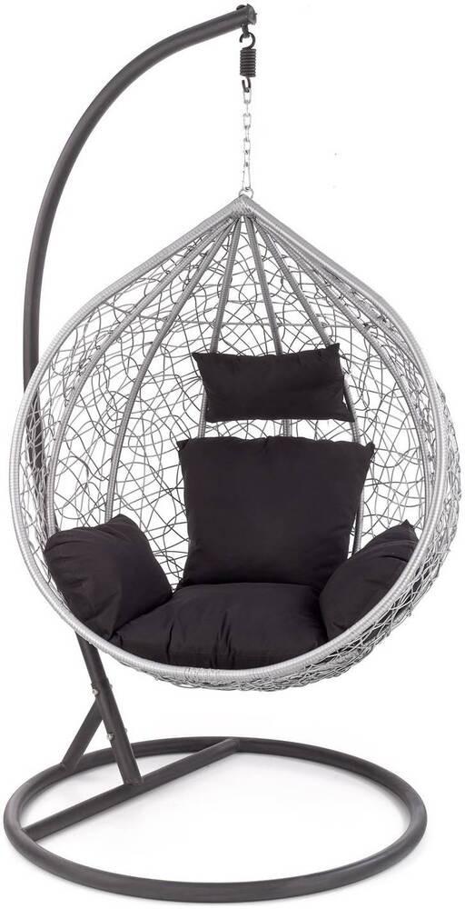 Садовые качели Halmar Eggy Gray/Black