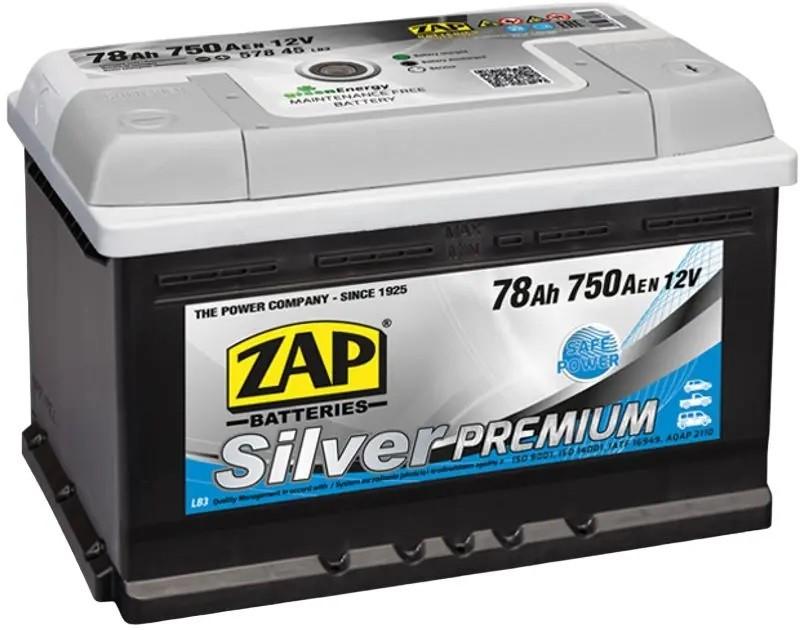 Аккумулятор ZAP 78 Ah Silver Premium