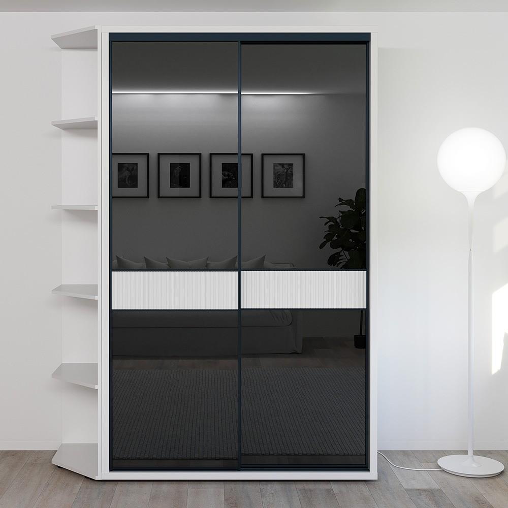 Шкаф-купе Bayro Murano 140x230x60 Белый