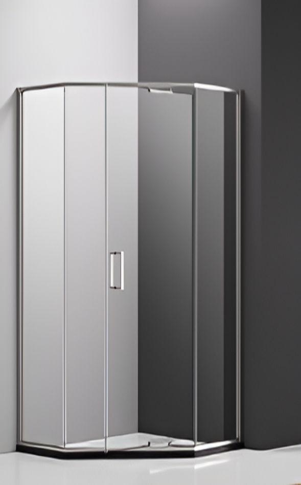 Душевая кабина VLM GR03 90x90x200 BRUSHED MATTE NICKLED