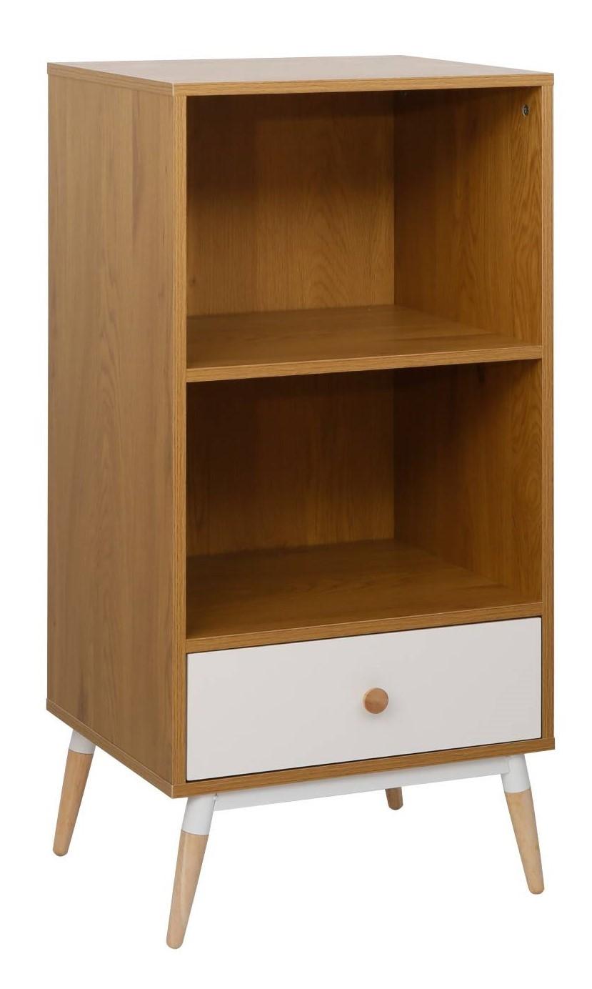 Comoda DP Marani 1 Sertar 48x40x101H Oak / White