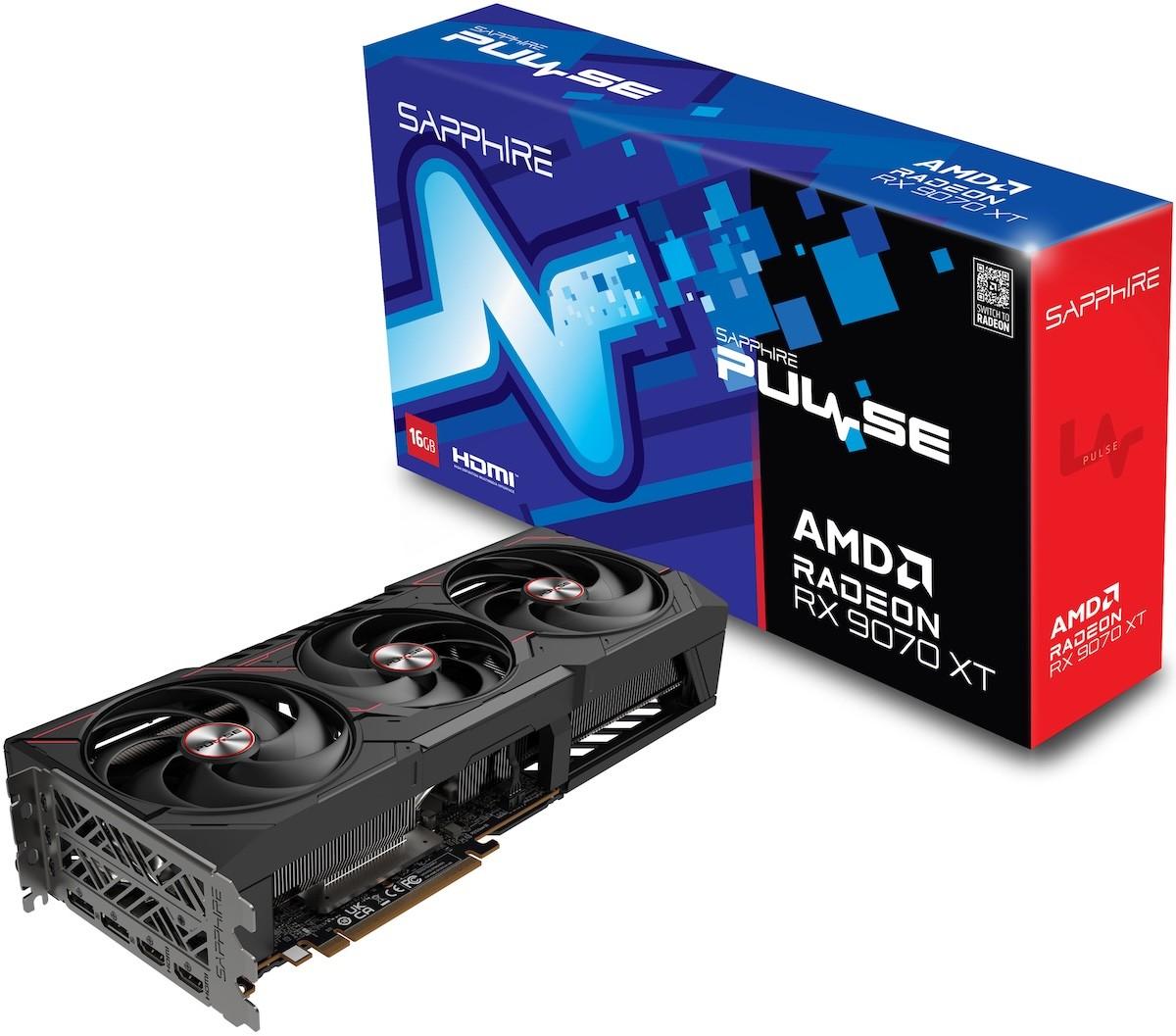 Видеокарта Sapphire Pulse Radeon RX 9070 XT