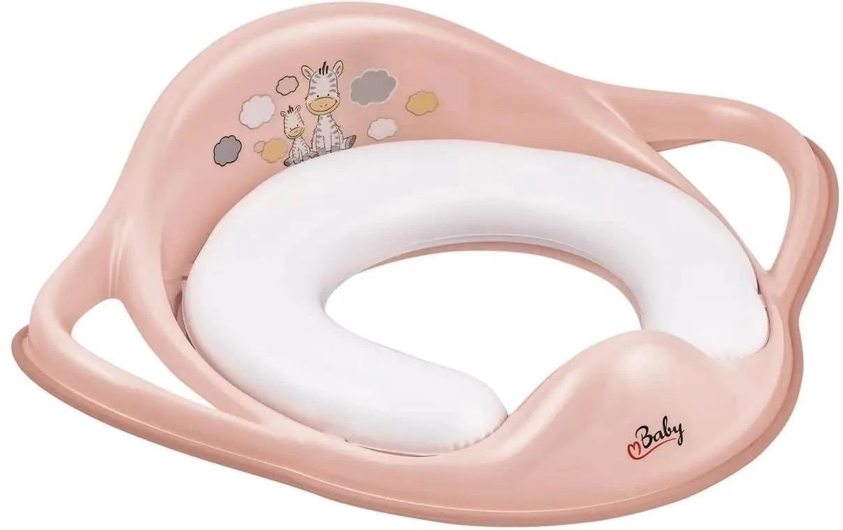 Детское сиденье для унитаза Maltex Zebra Pink