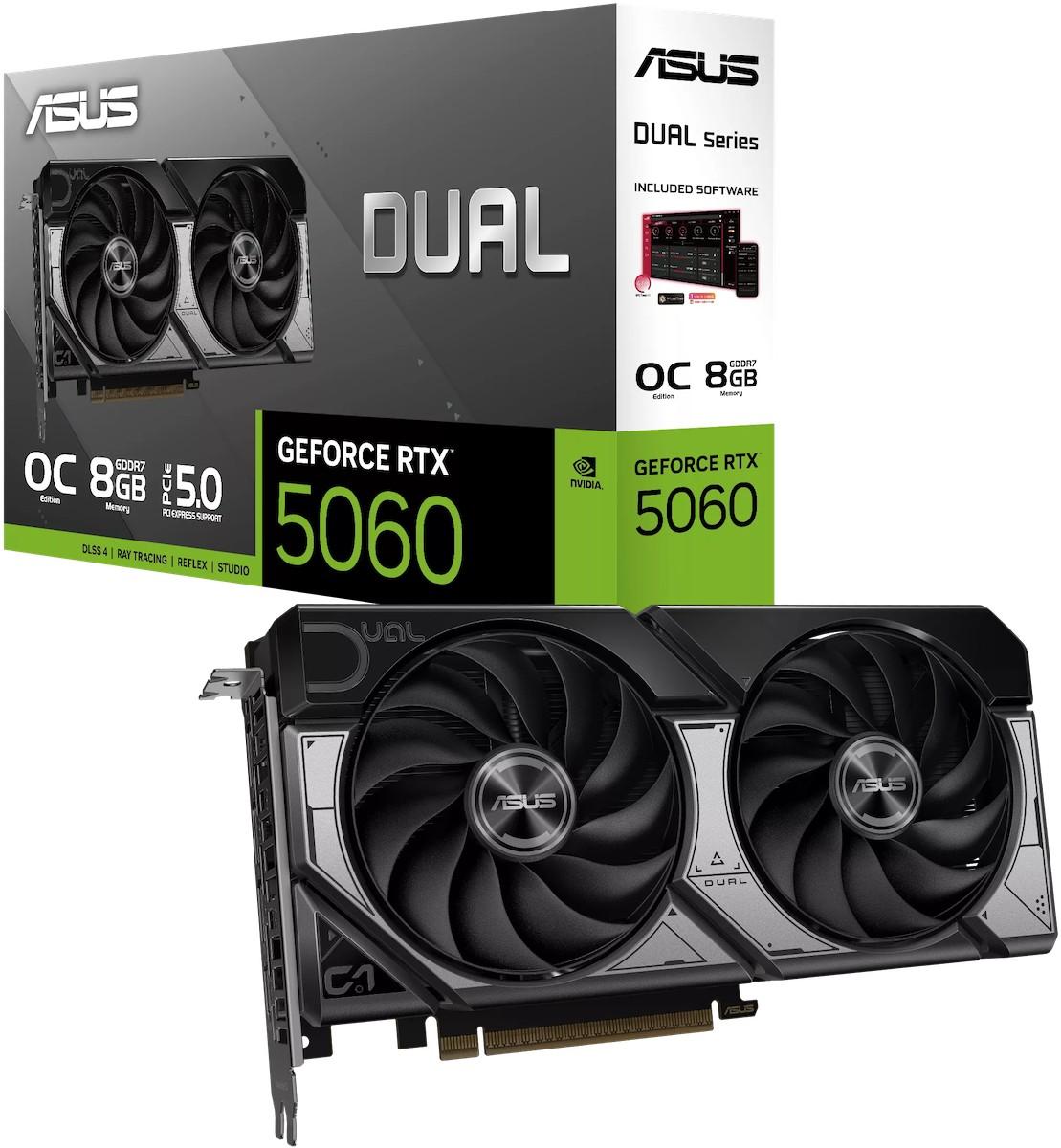 Placa video Asus Dual GeForce RTX 5060 OC Edition