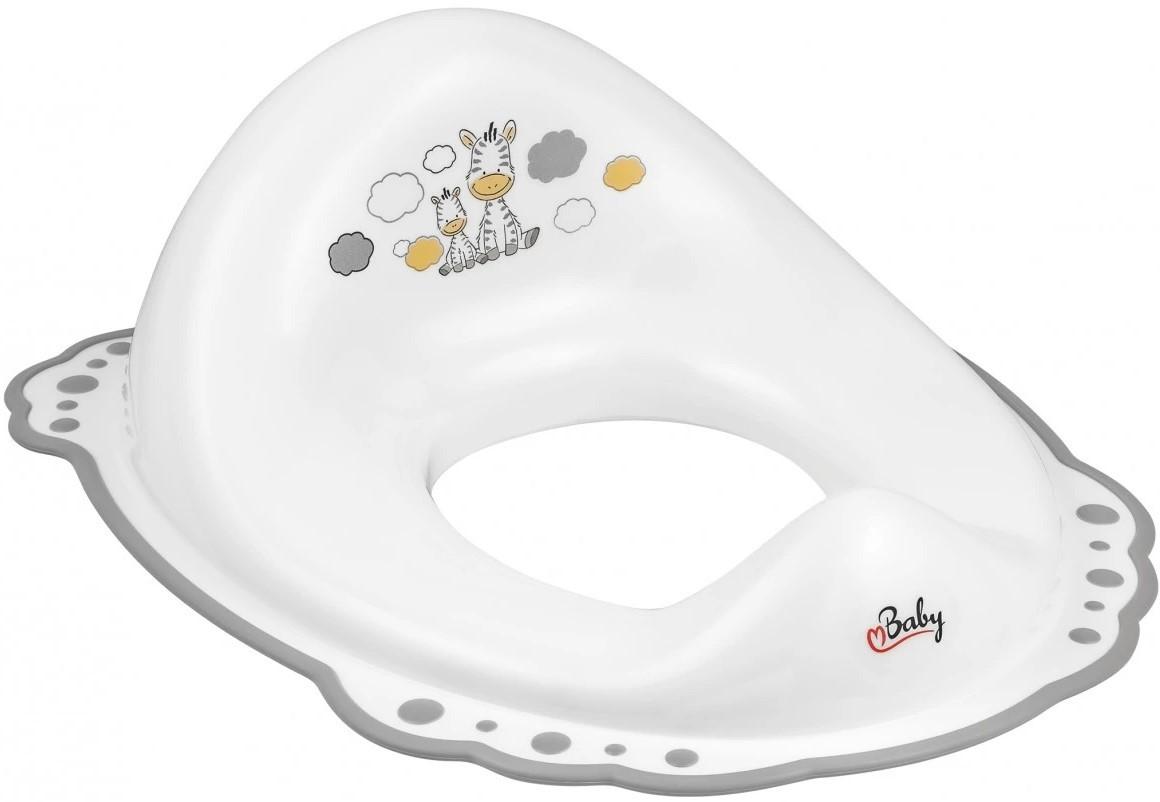 Детское сиденье для унитаза Maltex Zebra White/Grey 2 компонента
