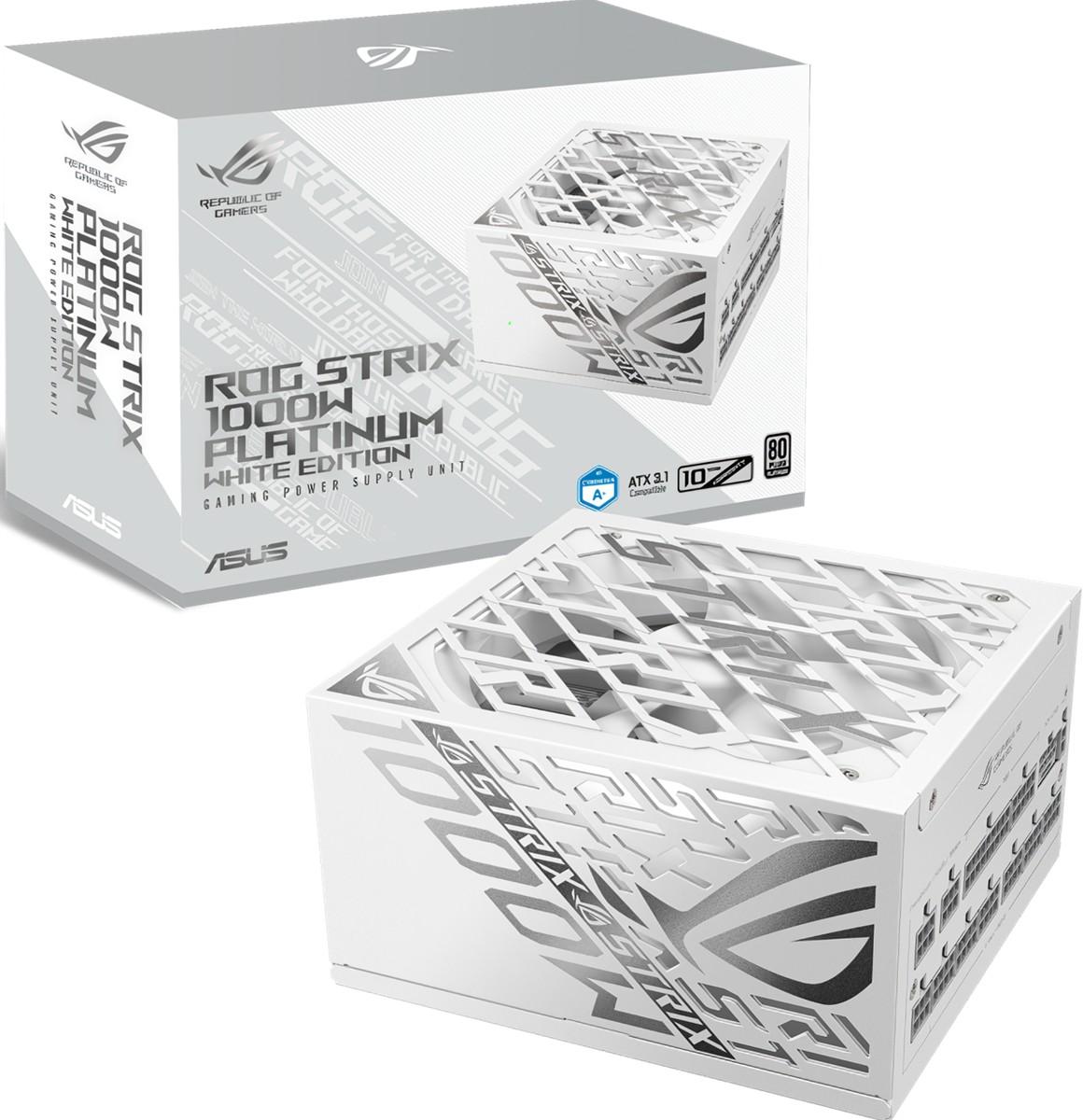 Блок питания Asus ROG Strix 1000W Platinum White Edition