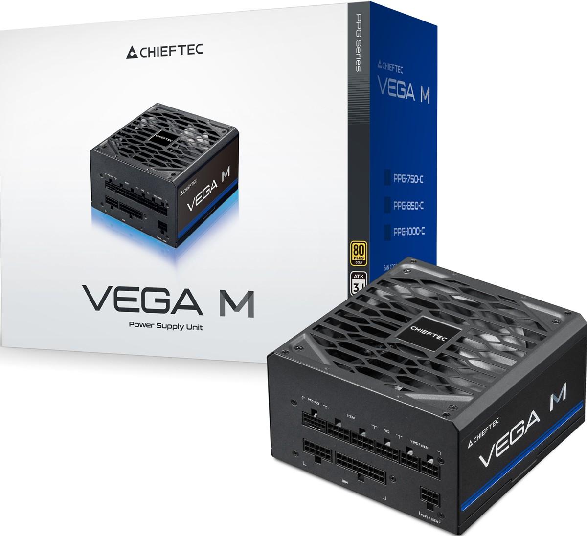 Блок питания CHIEFTEC VEGA M Black (PPG-1000-C)
