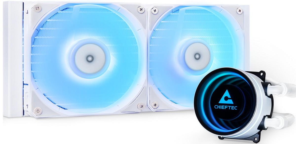 Кулер для процессора CHIEFTEC Iceberg White 240 (CLC-240-RGB-W)
