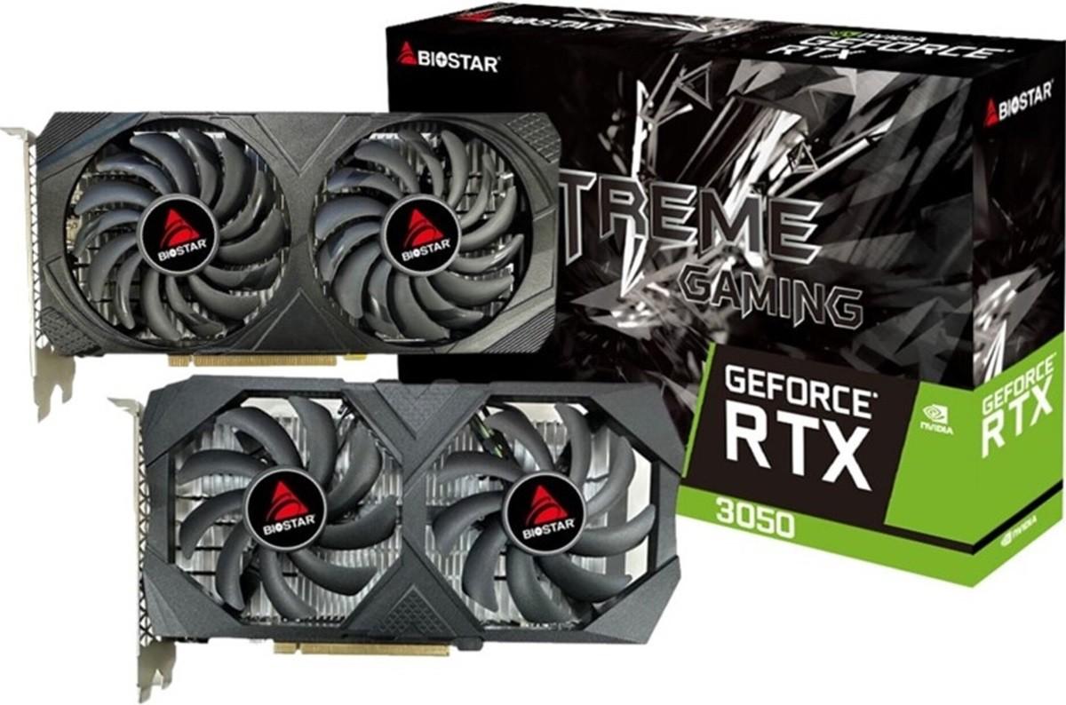 Видеокарта Biostar GeForce RTX3050