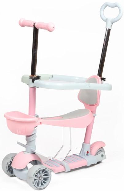 Самокат New World 0077p-1 Pink