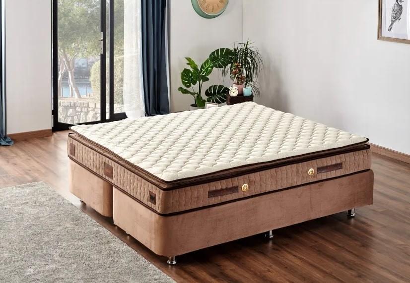 Матрас Trendy W Cotton 160x200 см Белый Коричневый