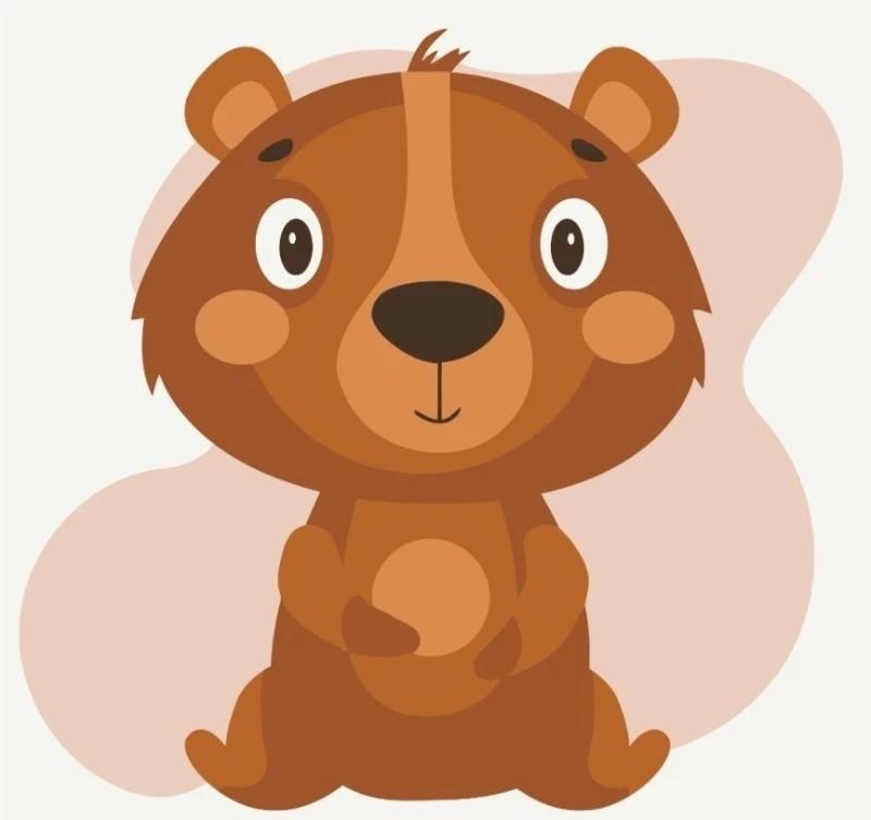 Картина по номерам BrushMe Медведь (MBS023)