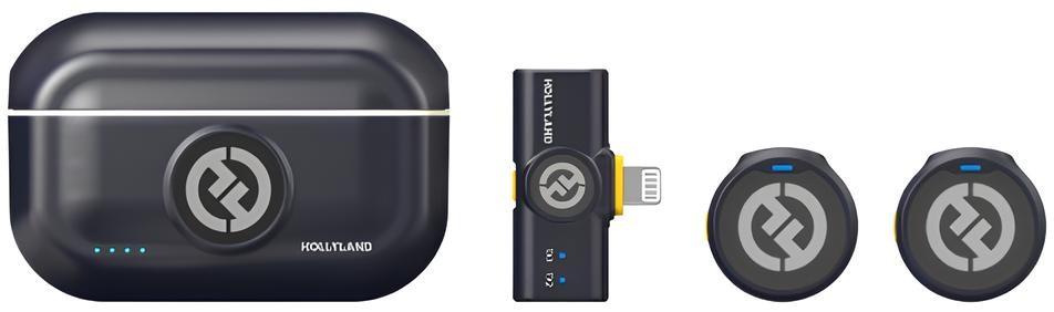 Микрофон Hollyland LARK M2 Lighting Plug Duo (Shine Charcoal)
