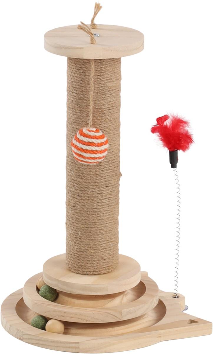 Игрушка для кошки Flamingo Zack Ball Track Brown