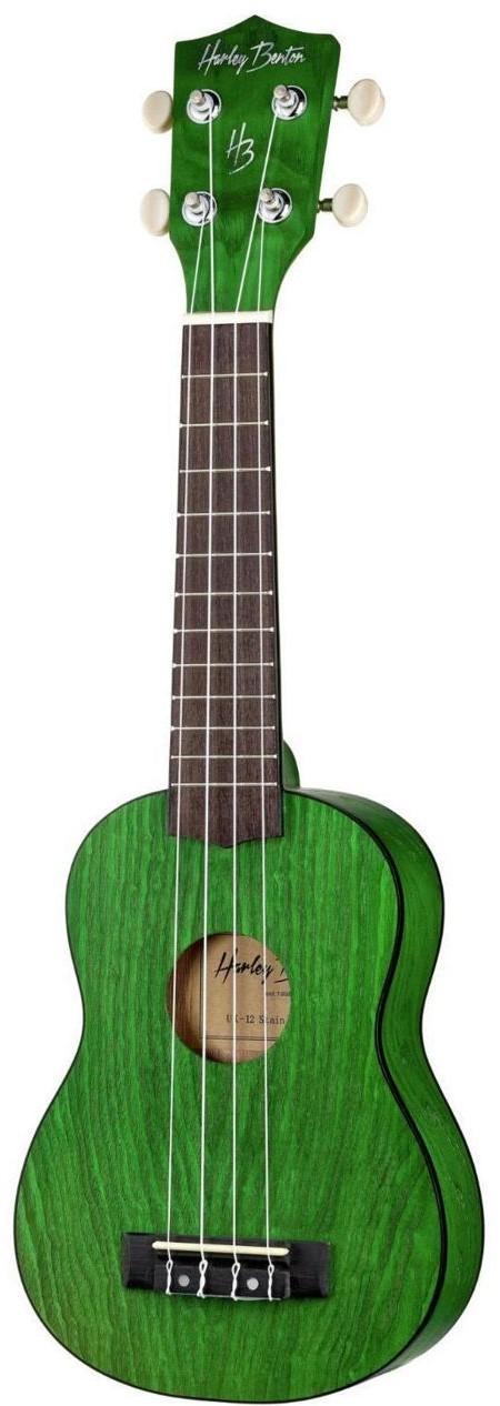Гавайская гитара Harley Benton UK-12 Stain Ash Green
