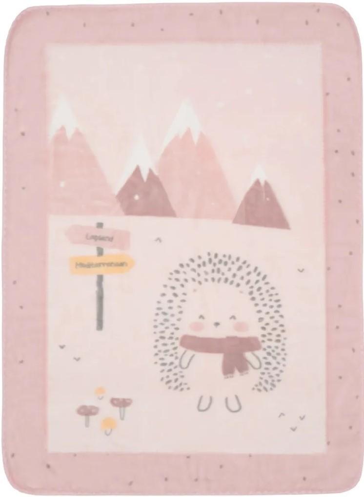Одеяло Kikka Boo Hedge-hugs Pink 80x110 см