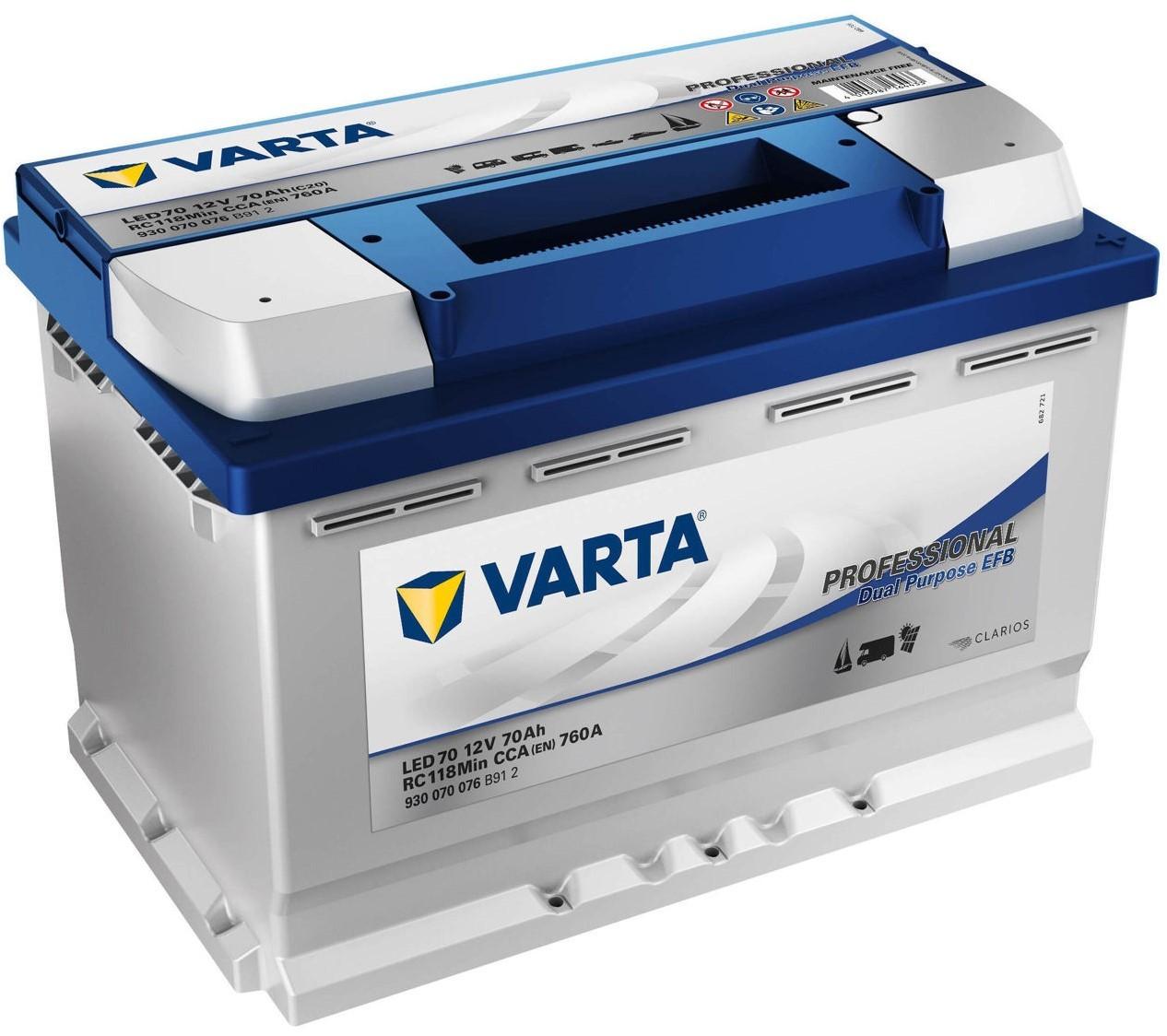 Аккумулятор Varta 70 Ah EFB Prof DP (S6 008)