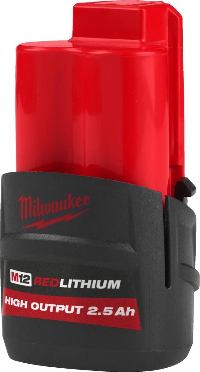 Аккумулятор для электроинструмента Milwaukee M12 HB2.5 12V 2,5 Ah (4932480164)