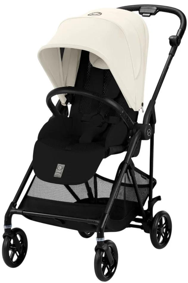 Прогулочная коляска Cybex Melio Carbon B Canvas White