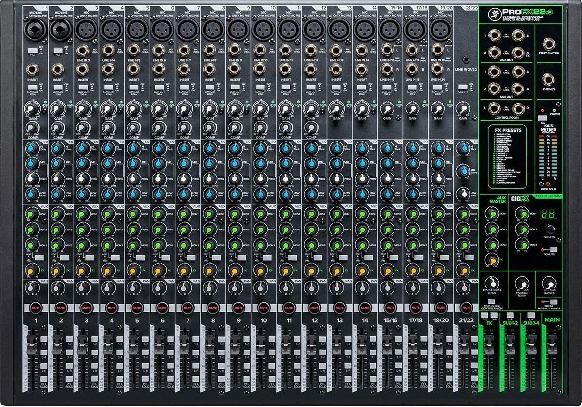 Микшер без усилителя Mackie PROFX22v3
